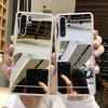 Зеркало для макияжа Блестящий силиконовый чехол Для Huawei P30 P40 Lite Nova 11 12 Pro 7i 10 8 Y70 9 SE Honor 90 20 50 X8 X7 X6 X9B Чехол