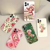 S-Девушка с клубничным тортом Для IPhone 17 16 15 14 13 12 11 Pro Max Plus Мягкий ТПУ Силиконовый Задний Чехол Прозрачный Чехол