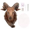 Vintage Animal Shape Wall Hook Coat Hanging Hook Home Decoration for Bathroom Bedroom(Goat Shape )
