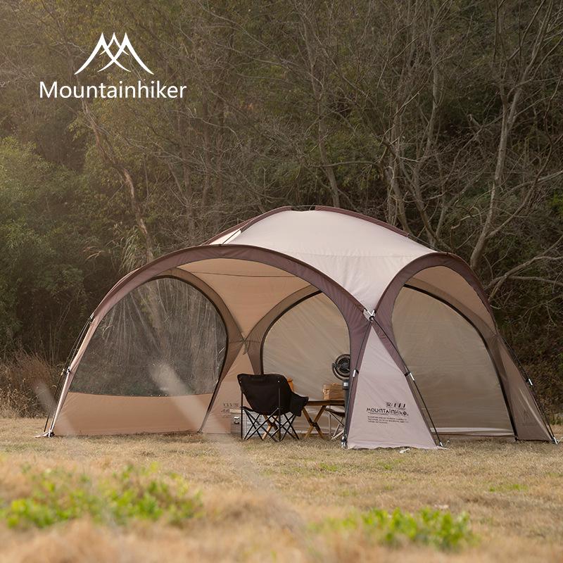 Rainproof Multiperson Canopy Upgraded Dome Zippered Tent For Outdoor Camping