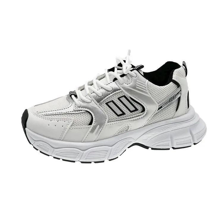 Роскошные брендовые женские кроссовки с толстой подошвой, теннисные туфли, женские кроссовки на шнуровке, женские кроссовки Mash Breathable Sneakers tenis de mujer