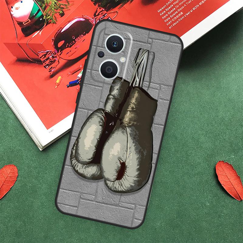 Boxing Gloves Case For OPPO Reno 13F 14F 12F 11F 12 11 10 14 Pro 8T 8 Lite OPPO Find X9 X8 X6 X5 Pro Cover