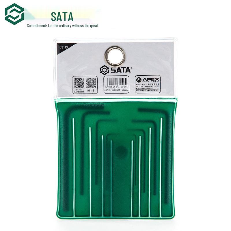 Набор мини-шестигранников Sata, 8 шт., метрический (Модель 09119)