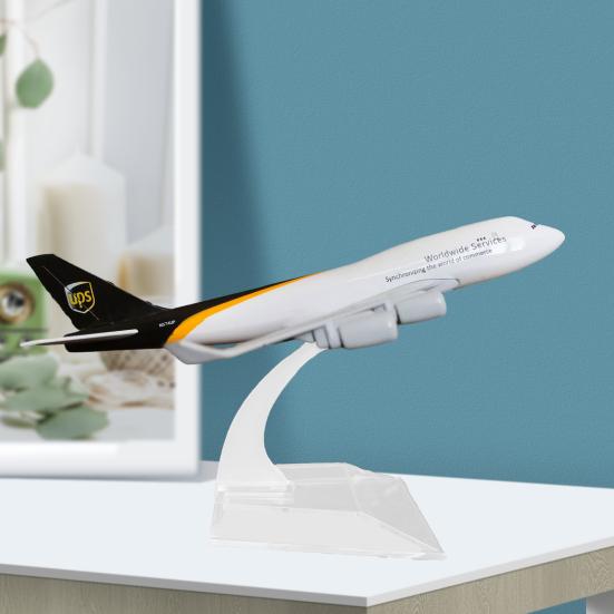 16 СМ 1:400 B747, модель самолета, игрушка с пластиковой устойчивой основой, реалистичный сплав, литой под давлением орнамент самолета, детский самолет для мальчиков, энтузиасты, коллекционный подарок