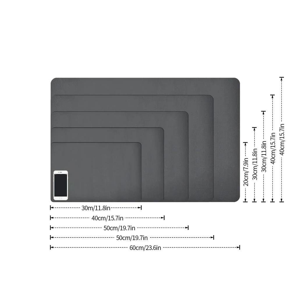 Коврик для слива воды Napa Skin Кухонный резиновый коврик для сушки посуды Супервпитывающий коврик для слива воды Коврик для бутылок Посуда для кухни Подставка под столовые приборы