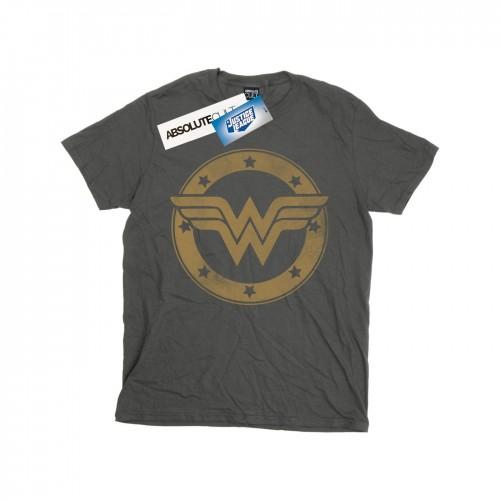 DC Comics Womens/Ladies Wonder Woman Shield Cotton Boyfriend T-Shirt