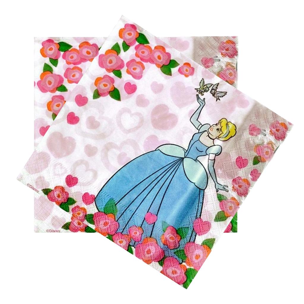 Disney Princess 2-слойные салфетки «Золушка» (Пакет из 20)