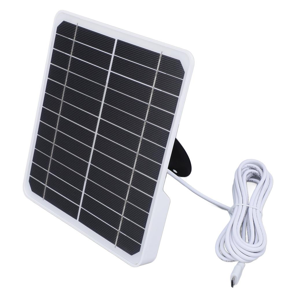 20W Wall Solar Panel IP68 Waterproof Monocrystalline Solar Panel Charger with 9.8ft Charging Cable