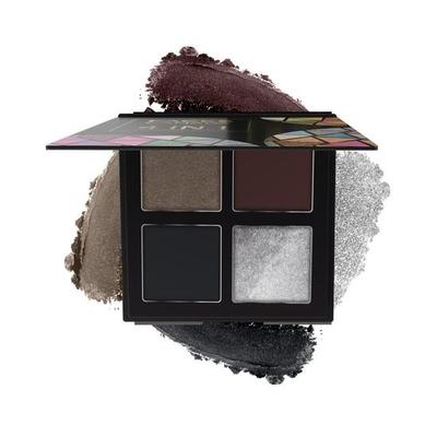 FACESCANADA 4 в 1 Quad Eyeshadow Palette - Smokey Game 07, 4.8G | Мерцающие и матовые оттенки | Обогащен витамином E | Веганский