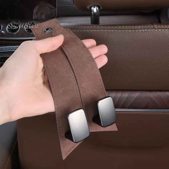 Крючок для автомобильного сиденья, двойной подголовник, вешалка для кошелька, прочная, несущая, универсальная, простая в установке, крючок для сумки, держатель для телефона
