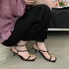 High Heels 2025 New Metal Buckle with Square Head Thin Heel Open-toed Women's Shoes Summer Socialite Sandals