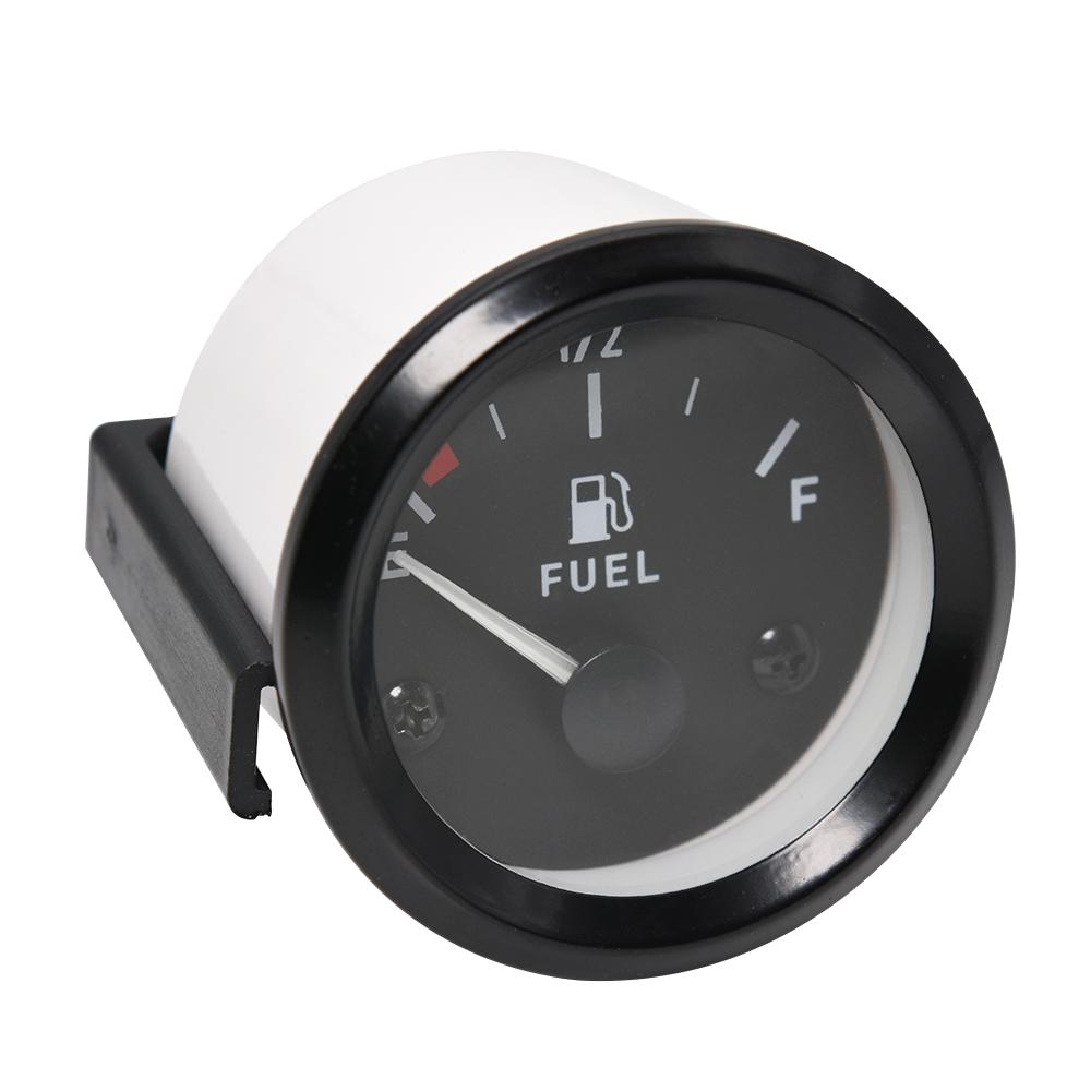240~33ohm Fuel Level Gauge 12V 52mm Car Motorcycle Fuel Level Meter Car Fuel Gauge Modification Accessories Parts Fuel Level