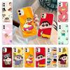 Case for Samsung A04 A14 A23 A34 A54 M23 M33 M52 M53 Realme 10 9 C30S C35 C55 VIVO Y02S Y21 Y51 X80 Pro Transparent Cover WI84 Crayon Shin Chan