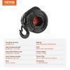 VEVOR Synthetic Winch Rope, 9.5 mm x 25.91 m 12,020 kg Synthetic Winch Line Cable Rope with Protective Sleeve + Forged Winch Hook + Pull Strap