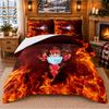 Printed 3Pcs Bedding Set Celta Vigo FC Pattern Bed Sheet Pillowcase For Bedroom Decor