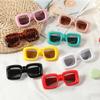 3-12 Years New Square Sunglasses For Boys Girls  Retro Design Shades Candy Color Goggle Sun Glasses Kids Children Eyewear
