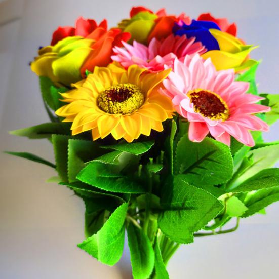 50шт розы стебли цветов зеленый лист цветок столб букет свадебные украшения своими руками