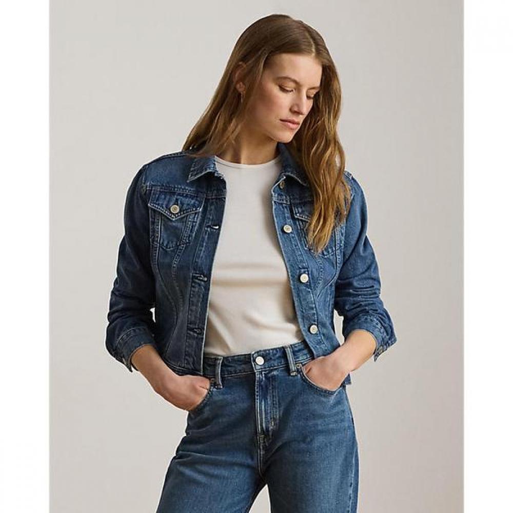 Lauren Ralph Lauren Denim Trucker Jacket Wmlrotws2820701400