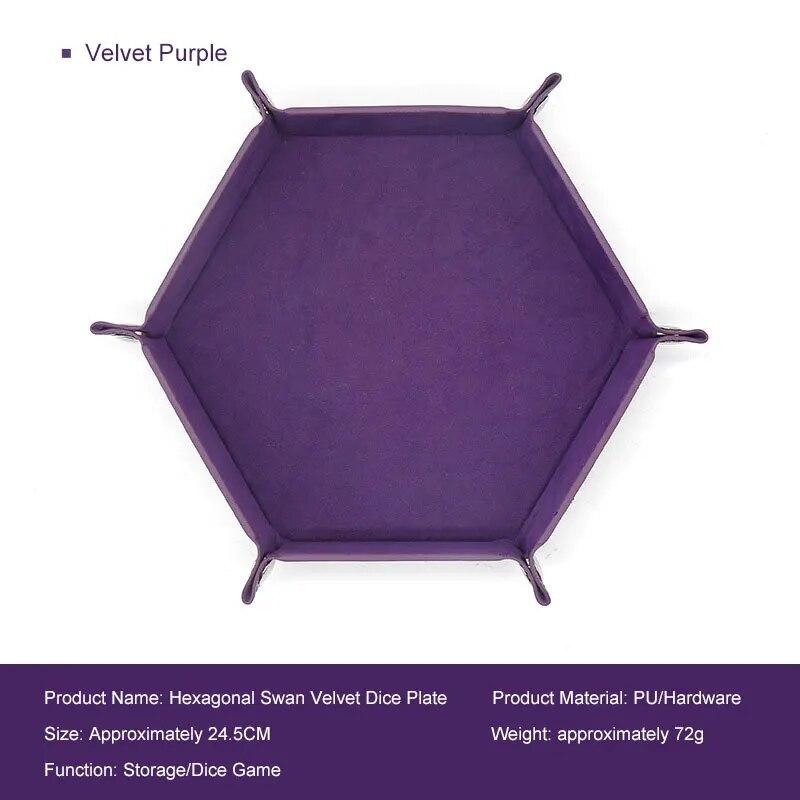 1 шт. Шестиугольный лоток для игральных костей и коробка для хранения различных принадлежностей, подставка для игральных костей, кожаная башня для игральных костей