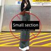 Spring Denim Wide-Leg Pants for Women 2026 New Style for Petite Pear-Shaped Body, High-Waisted, Slimming, Drapey, Narrow Straight-Leg Pants