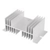 Slim Solid State Relay 10A 25A 40A Dc control Ac/ Ac control Ac Single Phase SSR Din Rail Mount Relays Module equipped Heat sink Relays 5
