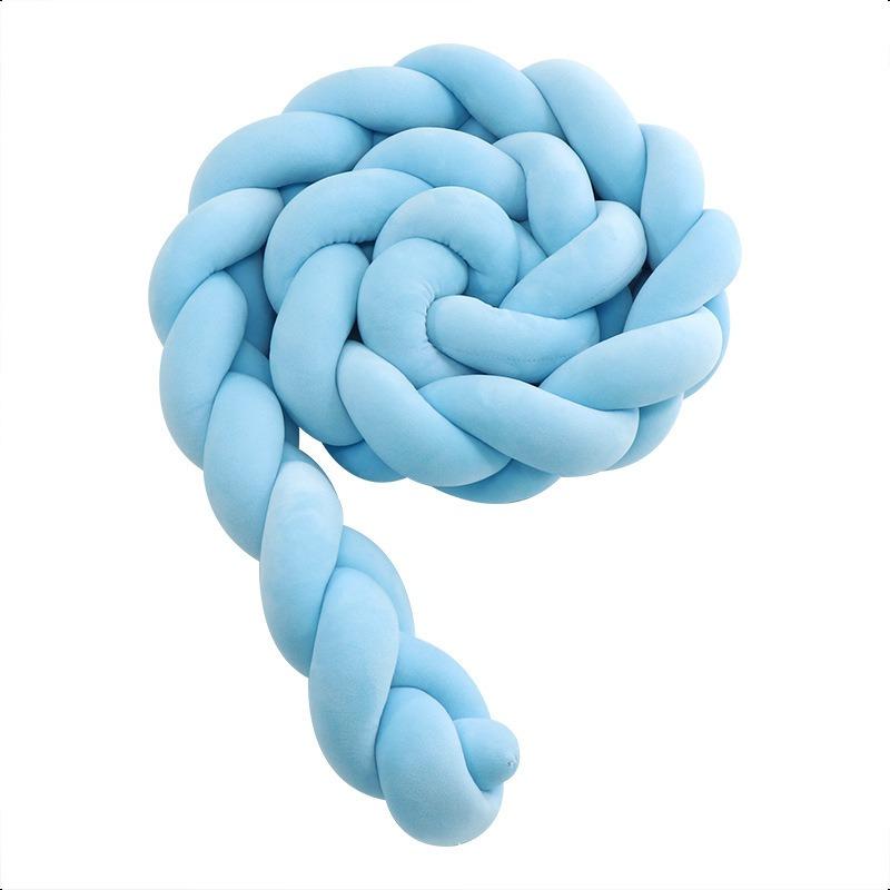 3 косы из узловатых плетеных полос для детской комнаты, бортик для кроватки материнского и младенческого класса, противоударная полоса, защитное ограждение