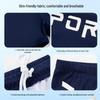 Boys' Personalized Swimming Trunks for Ages 4-12 - Professional Training Swimwear with Letter Printing