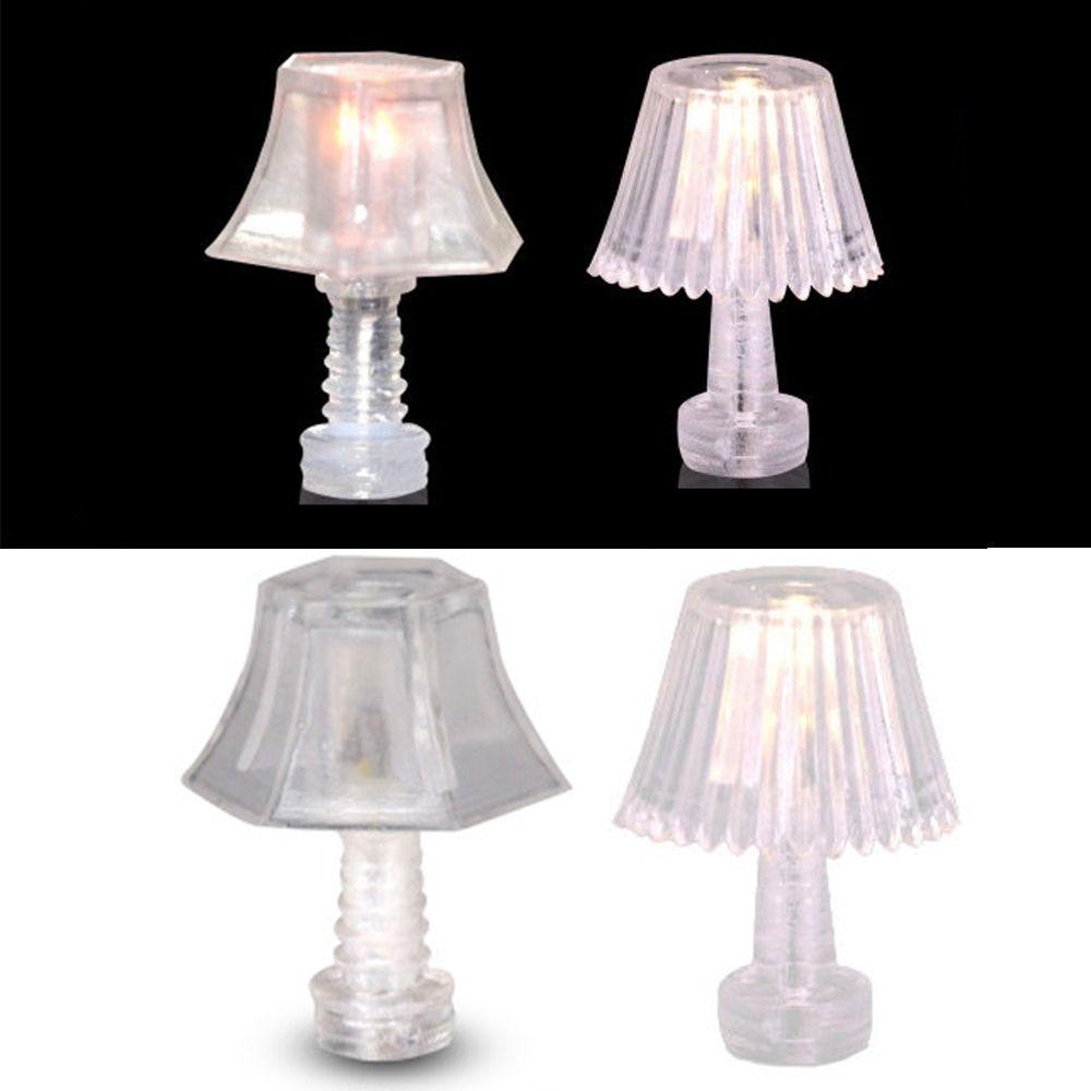 Miniatures Accessories Model Doll House Light Mini Lighting Bedroom Floor Lamps Table Lamp