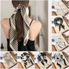 Double Sides Hair Scarf Square Head Handkerchief Elegant Bandana  Gift