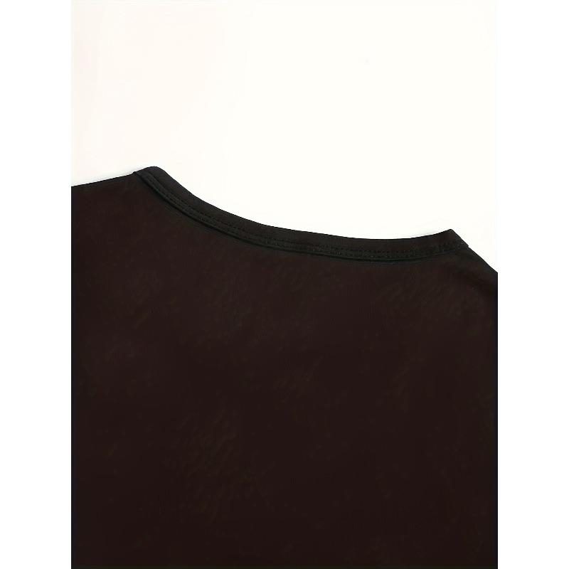 Женская футболка большого размера с леопардовым принтом и графикой в виде сердца Стильная с круглым вырезом Удобная для любого сезона Машинная стирка Верх