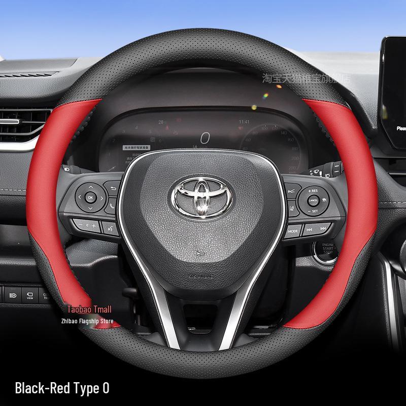 Ultra-Thin All-Season Steering Wheel Cover for 2024 Toyota RAV4 Hybrid
