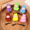 6 шт. Kawaii Labubu Spring Hair Clip 3D Cartoon Doll Hairpins Duckbill Clip Headbill Children's Hair Accessories Party Decorations