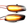 2Pcs Blinker Light Easy Installation High Brightness ABS Dynamic LED Side
