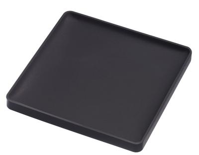Yamazaki Jitsugyo 3D Coaster Square Черный Приблизительно. Ш9,5 x Г9,5 x В0,9 см Башня Силикон 2537
