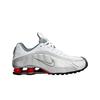 Shox R4 Metallic Silver Comet Red