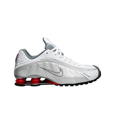 Shox R4 Металлический серебристый Кометно-красный