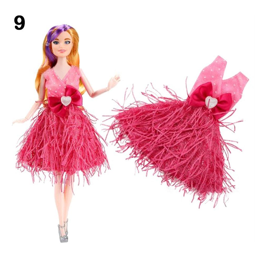 Модные платья для кукол-принцесс, костюм для кукол 30 см / для кукол BJD 1/6 / для кукол 11,5 дюйма, аксессуары для DIY