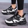 Women New Fashion Platform Sport Shoes Women 2025 New Summer Casual Chunky Sneakers Women Leather Platform Shoes