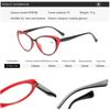 Fashion Cat Eye Glasses Women Reading Blue Light Blocking Diopter +1.0 to +4.0 for Computer Use