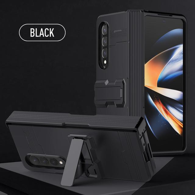 Противоударный защитный чехол для Samsung Galaxy Z Fold 4, чехол с кронштейном, защита на шарнирах, полная защита, чехол для телефона Galaxy Z Fold4
