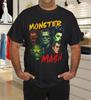 Horror Scary Monster Lover Vampire Frankenstein Halloween T-Shirt