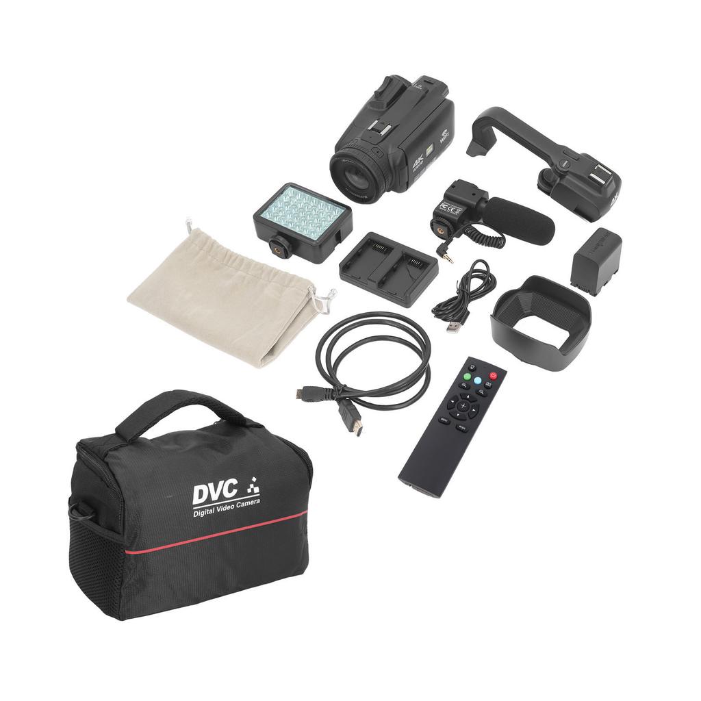 Видеокамера 4K 64MP 18x цифровой зум 4-дюймовый сенсорный экран Vlog Camera Lossless Output с пультом дистанционного управления