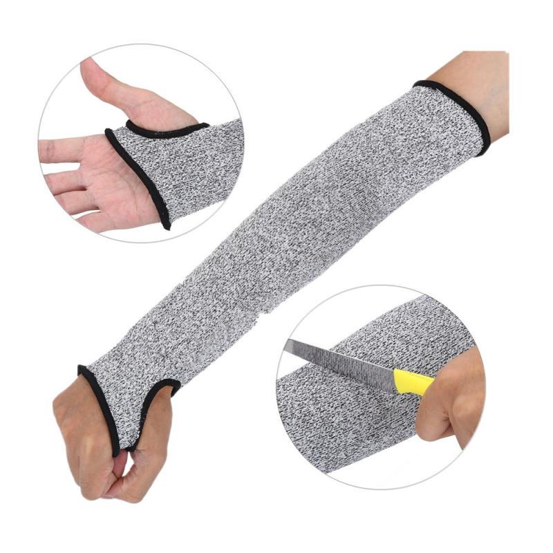 Cut Resistant Protective Arm Sleeve Wrist Guard Glove for Clambing Hunting