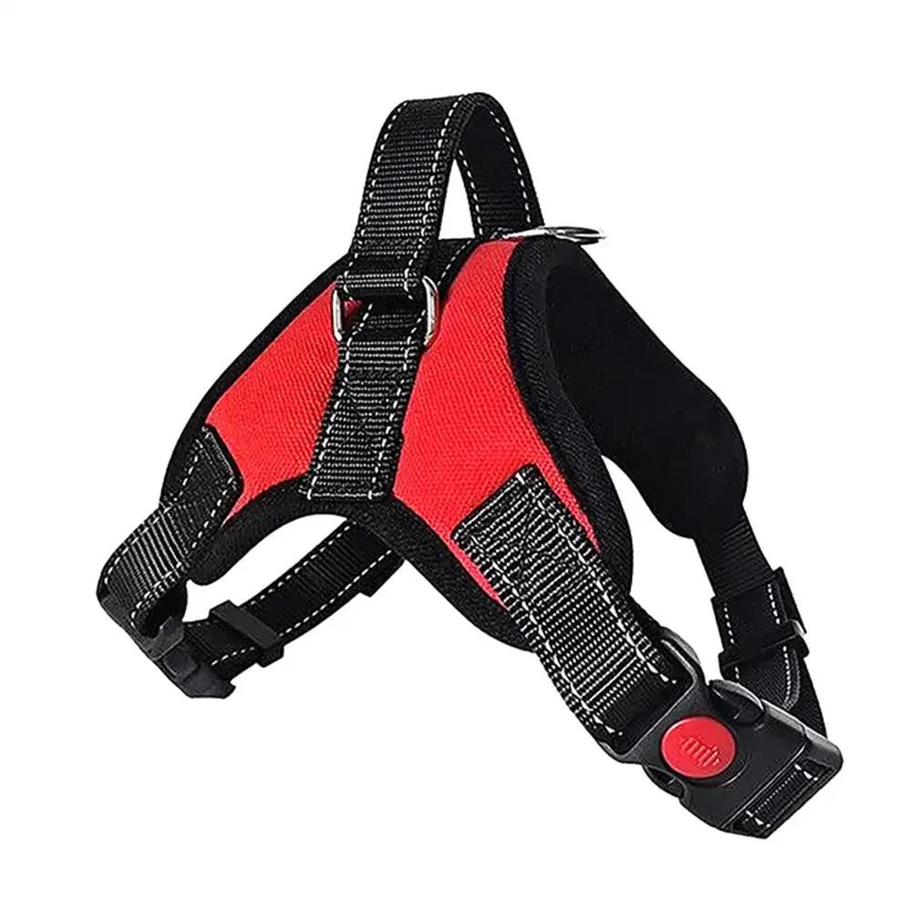 Adjustable Dog Harness Pet Small Medium Large Big Dogs Small Medium Large Big Dogs Saddle Style Chest and Shoulder Straps
