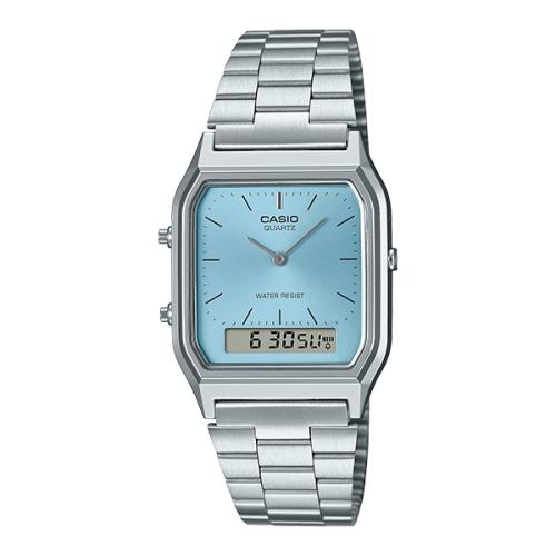 Casio Классические аналого-цифровые часы Casio AQ-230A-2A1MQ