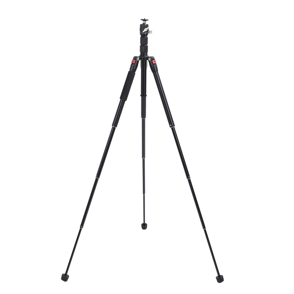 59in Camera Tripod With 20mm Metal Ball Head Lightweight Aluminum Alloy 3 Sections DSLR Camera Tripod for Video Photo