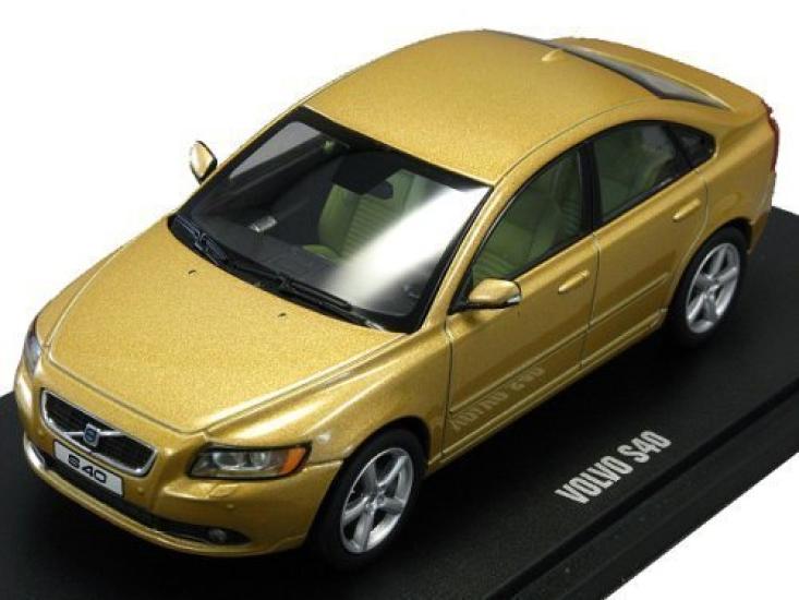 Aoshima Bunka Kyozai MOTORART Volvo S40 Матовый Золотой Отделка Модель Co., Ltd. №35 1/43