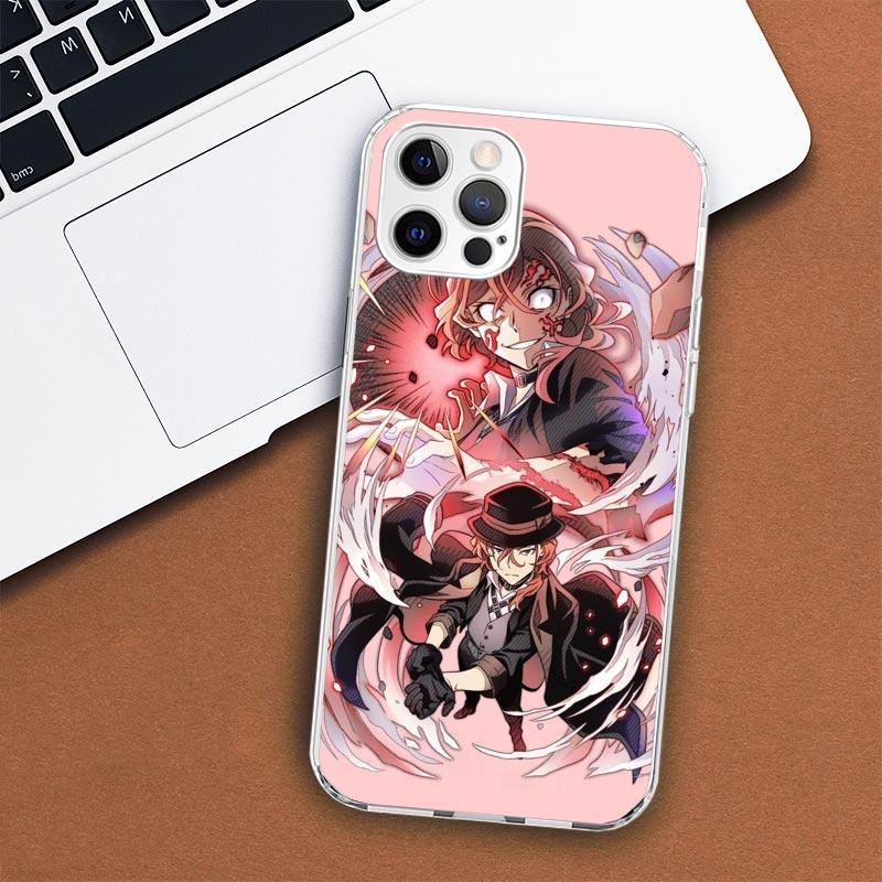 Чехол для телефона Bungo Stray Dogs Накахара Чуя Для iPhone 11 12 13 Mini 14 15 Plus 17 Air 16 Pro Max 16E 7 8 SE 2020 Индивидуальный Pri