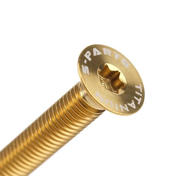 M6*10 12 14 16 18 20-70мм TC4 GR5 Титановый сплав T30 Torx Винт с потайной головкой для велосипеда Дорожного велосипеда Разные цвета