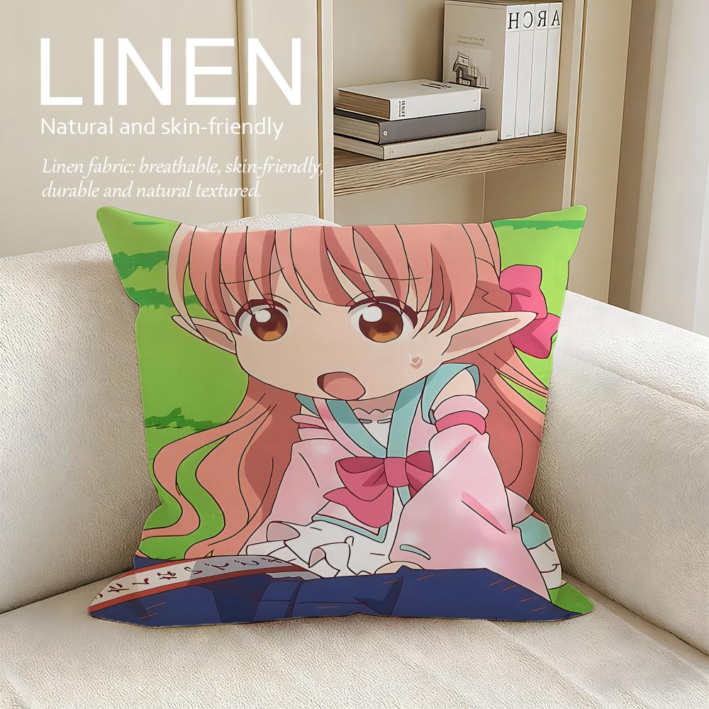 Wotakoi Love Is Hard for Otaku Cushion Cover Pillowcase Set Pcs x x Breathable Washable Sofa Cushion Cover